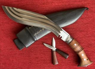 Hand-forged Gurkha Panawal 3 Fuller Khukuri Khukri Kukuri Kukri 12-inch Full Tang